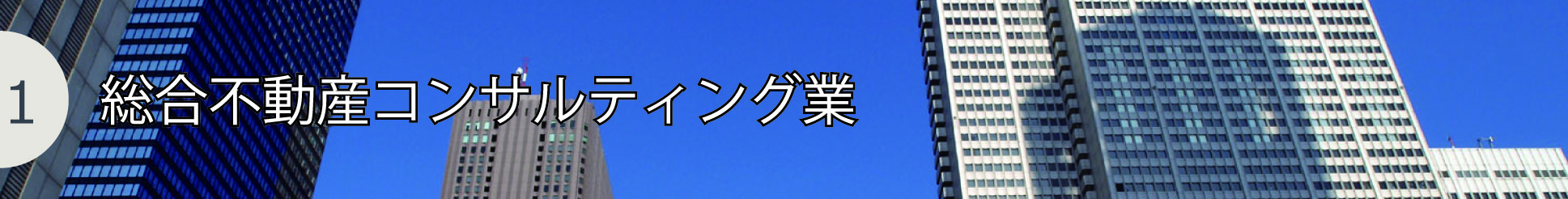 1.総合不動産コンサルティング業
